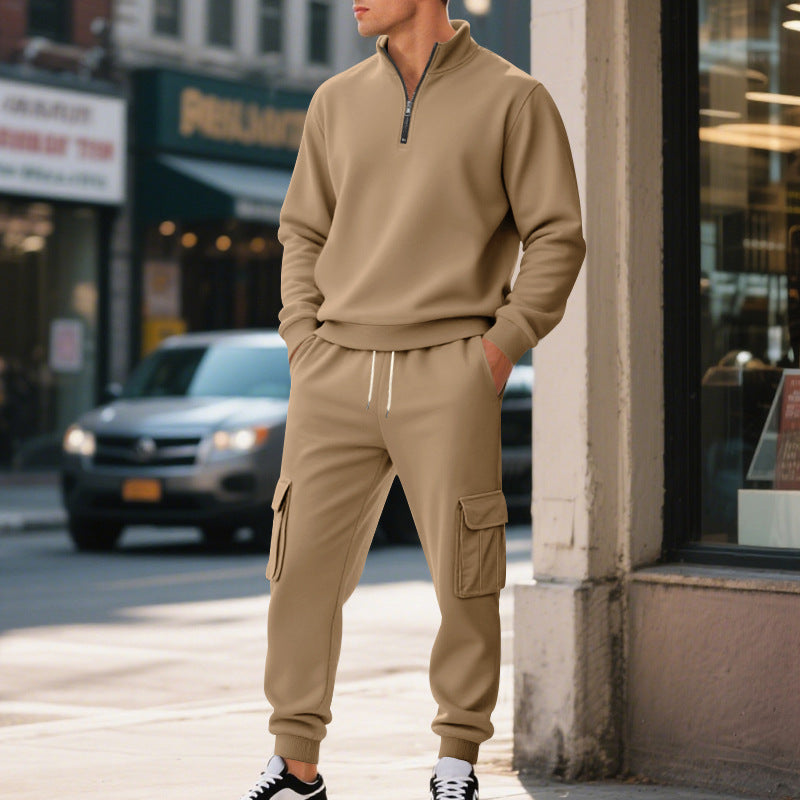 Fleece-lined Thermal Zip-up Men&