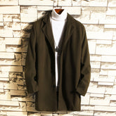 Wool Coat, Mid-length Men&