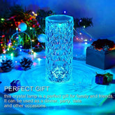 16 Colors LED Crystal Lamp Rose Light Touch Table Lamps Bedr TRENDFLOW
