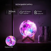 3D Printing Moon Light Galaxy  Light TRENDFLOW