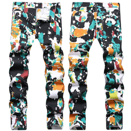 Alternative-style Trendy Stretch Slim-fit Jeans For Men TRENDFLOW