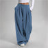 Sporty Casual Pocket High-waisted Women&