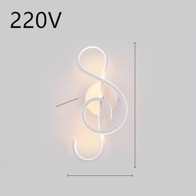 led wall lamp nordic minimalist bedroom bedside lamp TRENDFLOW