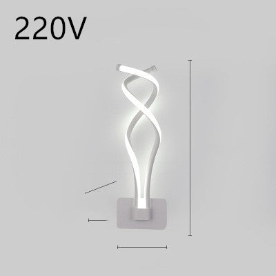 led wall lamp nordic minimalist bedroom bedside lamp TRENDFLOW