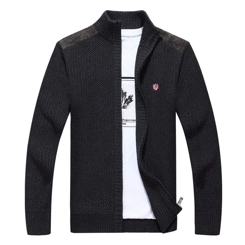 Warm Winter Jacket Zipper Sweater