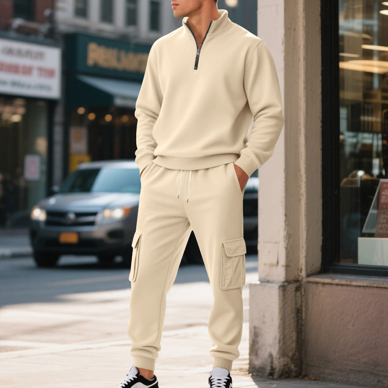 Fleece-lined Thermal Zip-up Men&