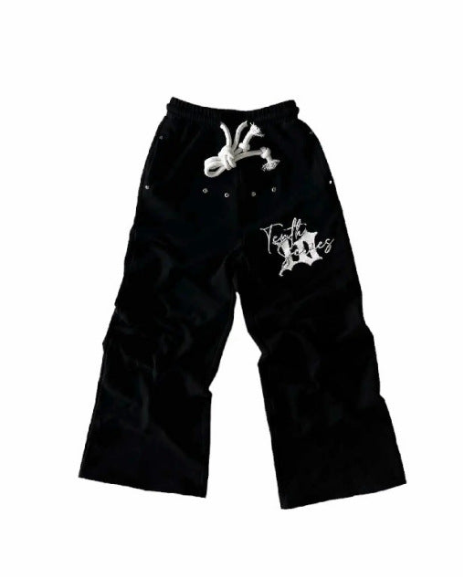 New Fleece Embroidered Sweatpants Casual