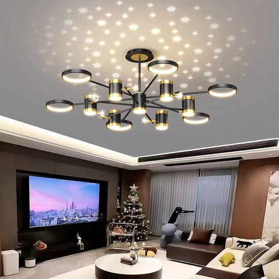 Light Luxury Chandelier Nordic Star Lamp Combination Whole House Package TRENDFLOW