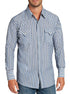 Fashionable Long-sleeve Western-style Striped Shirt For Men TRENDFLOW