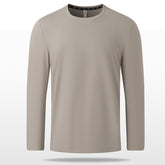 Non-deformed Solid Color Long Sleeve T-shirt TRENDFLOW