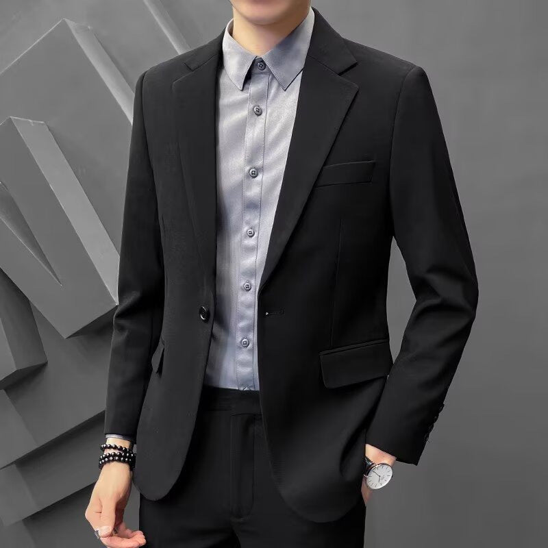 Casual Men's Suit Korean Version Trendy