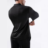 Seamless, Highly Elastic, Long-Sleeve, Wrinkle-Resistant Plus-Size Shirt For Men TRENDFLOW
