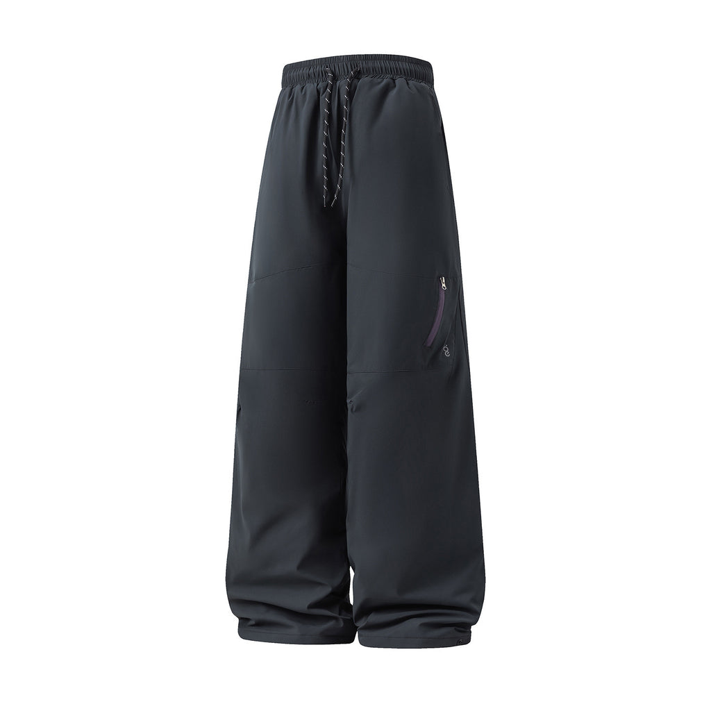 Warm And Thick Cotton Pants Straight Leg Sports Trousers
