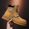 Trendy Versatile Platform Non-slip Work Boots Casual Ankle Boots