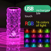 Crystal Rose Lamp Atmosphere Creative Led Table Lamp TRENDFLOW