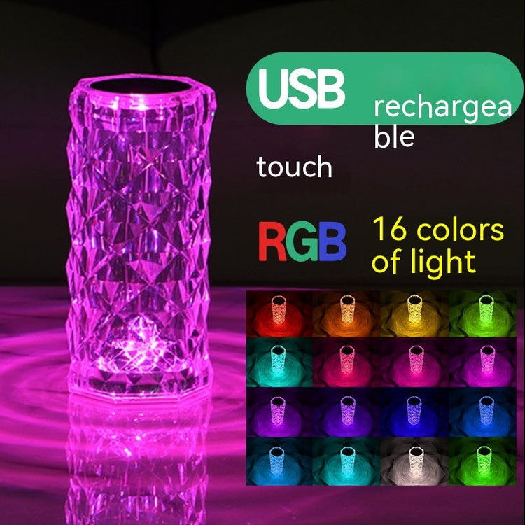 Crystal Rose Lamp Atmosphere Creative Led Table Lamp TRENDFLOW