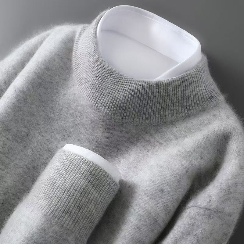 Men's Half-Neck Pullover Base Sweater