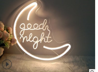 LED Neon Light, Acrylic Back Panel, Room Decoration Night Light TRENDFLOW