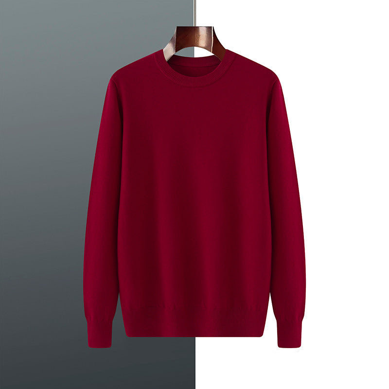 Men's Crew-neck Pullover Long-sleeve Sweater