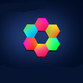 Colorful Color-changing Gaming Atmosphere Smart Quantum Light Induction Honeycomb Bedroom Wall Lamp TRENDFLOW