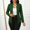 Long-sleeved Solid-color Single-button Jacket