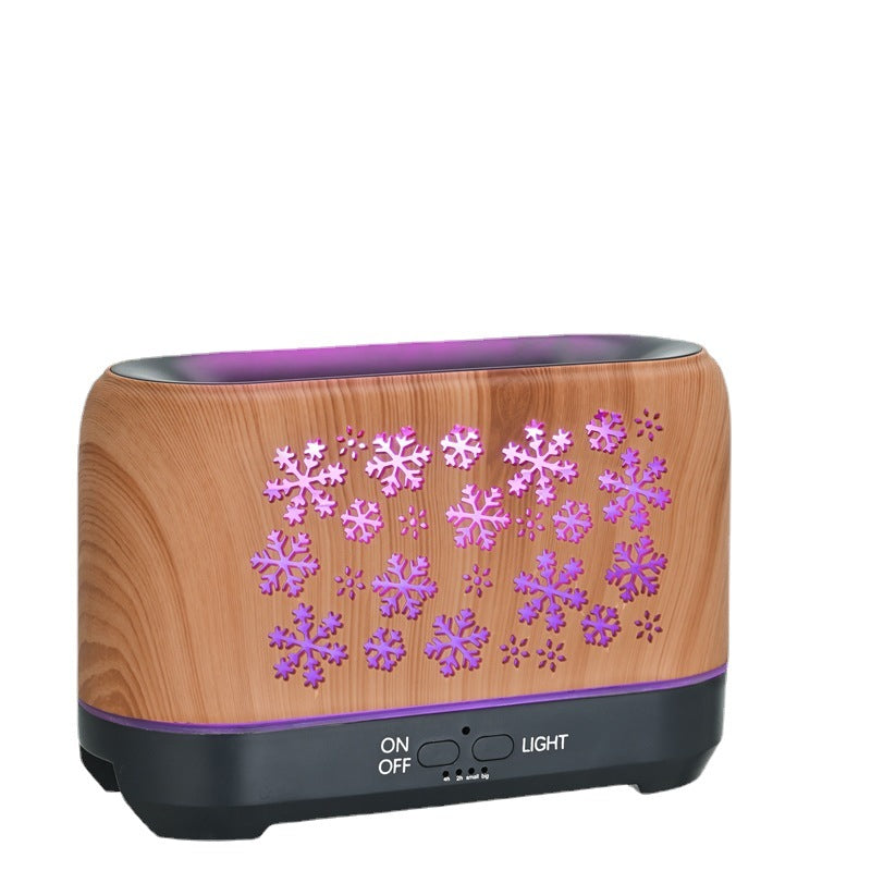 Christmas Snowflake Pattern Humidifier Household Colorful Aromatherapy Humidifier Atmosphere Colorful Diffuser TRENDFLOW
