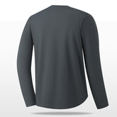 Non-deformed Solid Color Long Sleeve T-shirt TRENDFLOW