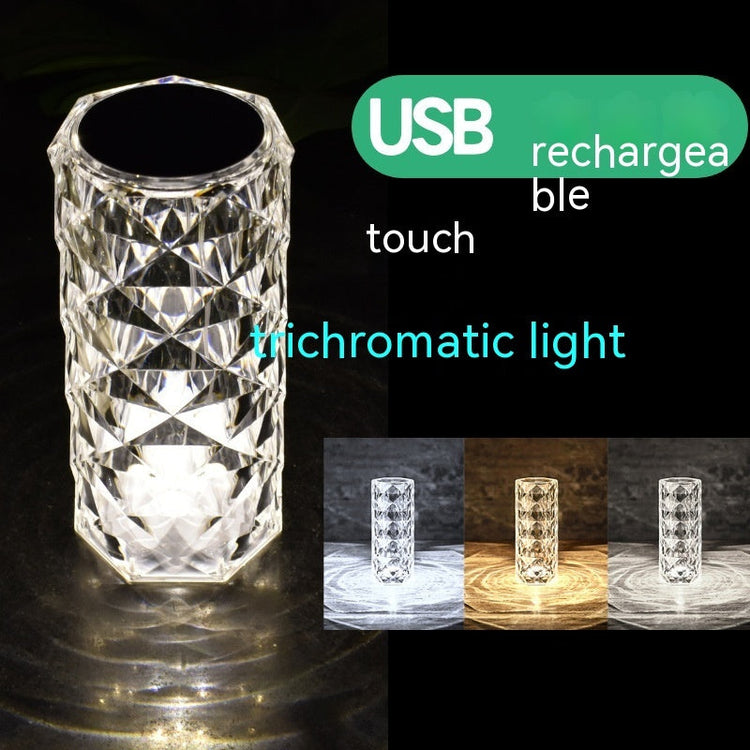 Crystal Rose Lamp Atmosphere Creative Led Table Lamp TRENDFLOW