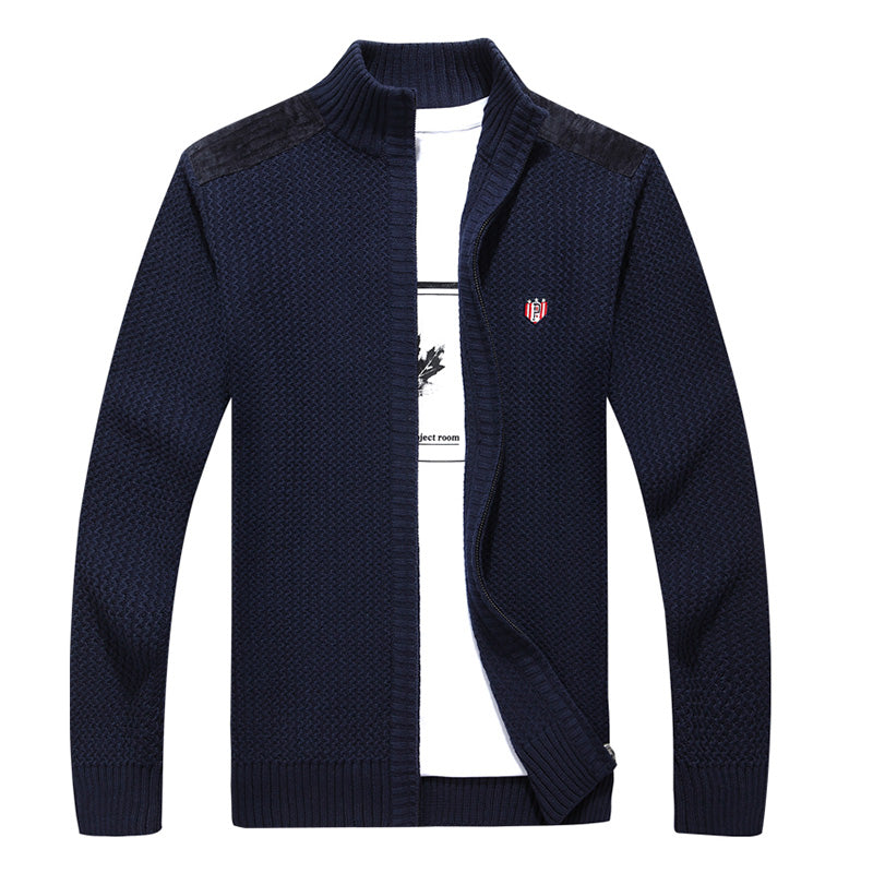 Warm Winter Jacket Zipper Sweater