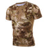 Slim-fit Casual Crew-neck Python-pattern T-shirt For Men TRENDFLOW