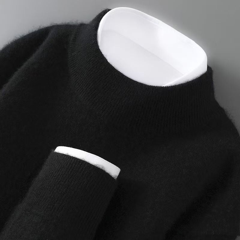 Men's Half-Neck Pullover Base Sweater