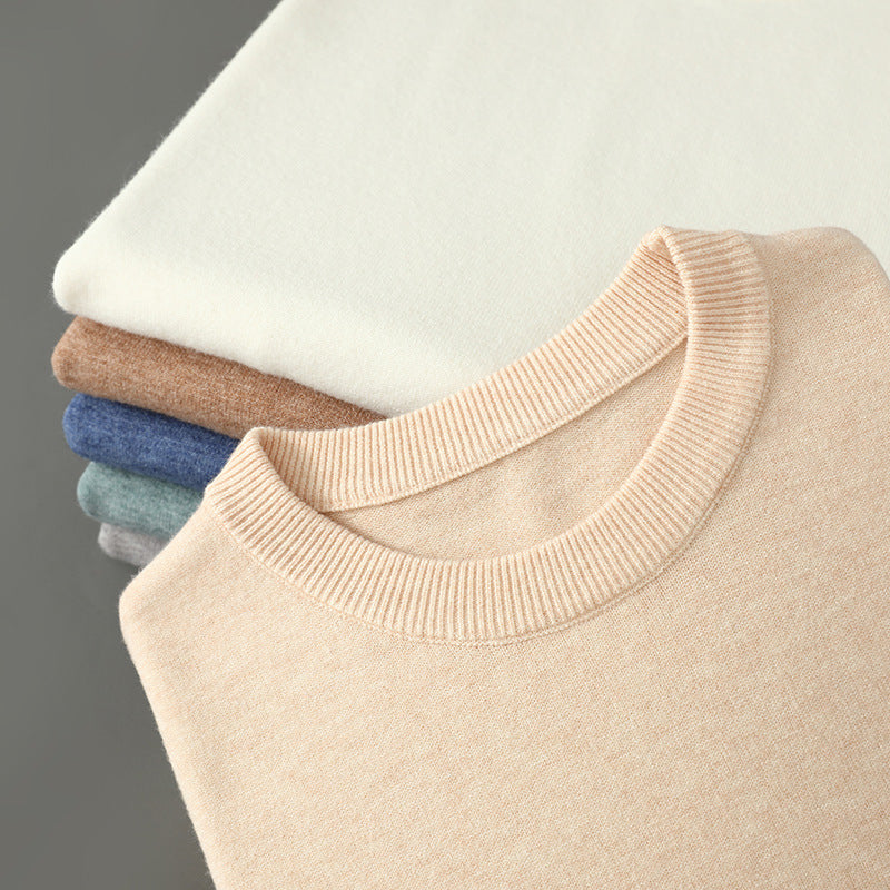 Men's Crew-neck Pullover Long-sleeve Sweater