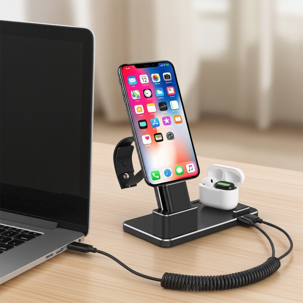 4 IN 1 AIRPODS CHARGING DOCK HOLDER